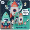 Storytime Toys 3D Space Ship Play Puzzle -Hallmark Shop 3D Space Ship Play Puzzle Toy STT3PSSC 01