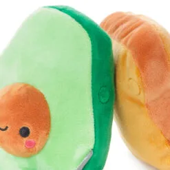 Hallmark Better Together Avocado And Toast Magnetic Plush, 5" -Hallmark Shop Avocado and Toast Magnetic Plush 1KID2091 05