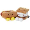 Hallmark Better Together Hot Dog And S'More Magnetic Plush, 4" -Hallmark Shop Better Together Hot Dog and SMore Magnetic Plush 1KID1648 01