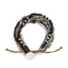Demdaco Your Journey Layered Black Prayer Bracelet -Hallmark Shop Black Layered Bracelet 1004670131 01