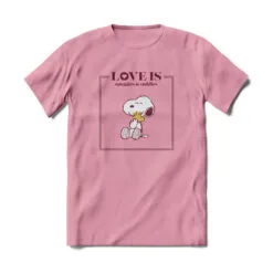 Brief Insanity Snoopy Love T-Shirt, Small