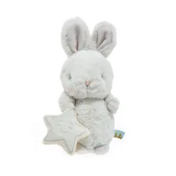 Bunnies By The Bay Sweet Bloom Bunny Stuffed Animal With Toy Sun, 9" -Hallmark Shop Bunnies by the Bay Gray Bunny Stuffed Animal With Toy Sun 104327 03