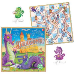 Hallmark Shop -Hallmark Shop Dragons Slips and Ladders Childrens Board Game BDDSL 02