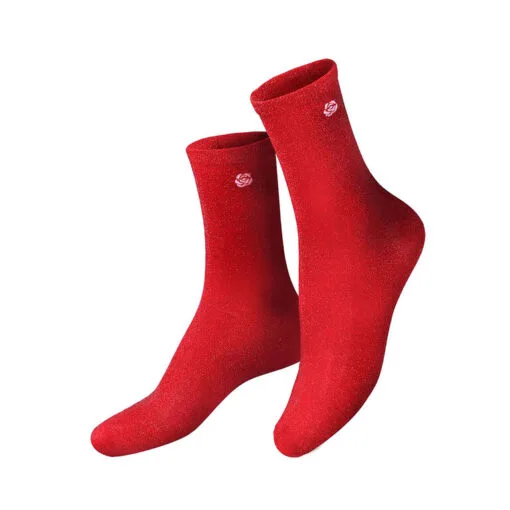 Doiy Eat My Socks Red Rose Valentine Socks -Hallmark Shop Eat My Socks Red Rose Valentine Socks EMSNSCRORE 01
