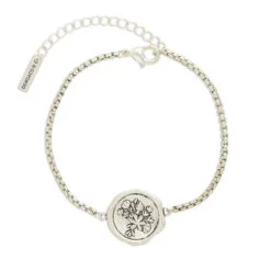 Demdaco Floral Charm Dear You Mom Bracelet