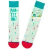 Hallmark Par-tee On Golf Funny Crew Socks -Hallmark Shop Golf Balls and Tees Funny Novelty Crew Socks 1SOX2077 01