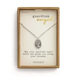 Demdaco Guardian Angel Charm Necklace, 18" -Hallmark Shop Guardian Angel Charm Necklace 1008100025 03