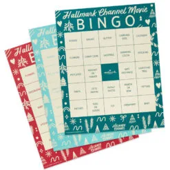 Hallmark Channel Movie Bingo Game Pad -Hallmark Shop Hallmark Channel Bingo TearOff Game Pad 1XKT3502 03
