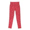 Hallmark Channel Knit Pattern Fleece-Lined Leggings, Small/Medium -Hallmark Shop Hallmark Channel Red Fair Isle FleeceLined Leggings 1XKT3554 01