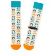 Hallmark Star Wars™ Han Solo™ And Princess Leia™ I Love You I Know Novelty Crew Socks -Hallmark Shop Han Solo and Princess Leia Blue and Orange Socks 1SHP2168 01