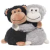 Warmies Hugs Heatable Scented Monkey Stuffed Animals, Set Of 2 1 Warmies Hugs Heatable Scented Monkey Stuffed Animals, Set Of 2 -Hallmark Shop Heatable LavenderScented Plush Hugging Monkeys HUGSMON1 01