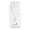 Rose Quartz Intention Charm Necklace -Hallmark Shop Intention Charm Necklace Rose QuartzSilver NC010 01