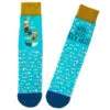 Hallmark Kick Bass Fishing Funny Crew Socks -Hallmark Shop Kick Bass Fishing Punny Novelty Crew Socks 1SOX2085 01