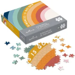 Hallmark Kindness Is Golden 550-Piece Jigsaw Puzzle -Hallmark Shop Kindness Is Golden Rainbow 550Piece Jigsaw Puzzle 1PUZ1423 02