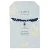 Silver, Lapis And Amethyst Wrap Bracelet/Necklace With Teardrop Charm 2 Silver, Lapis And Amethyst Wrap Bracelet/Necklace With Teardrop Charm -Hallmark Shop LapisAmethystSilver Wrap BraceletNecklace SB008 01