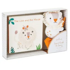 Hallmark The Lion And The Mouse Board Book And Lion Lovey Blanket Set -Hallmark Shop Lion Lovey Blanket Lion Mouse Kindness Board Book Set 1BBY4783 07