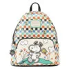 Loungefly Peanuts Snoopy And Woodstock Checkered Mini Backpack -Hallmark Shop Loungefly Peanuts Snoopy Checkered Mini Backpack PNBK0025 01