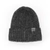 Britt’s Knits Black Ribbed Knit Men's Beanie Hat
