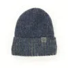 Britt’s Knits Navy Blue Ribbed Knit Men's Beanie Hat