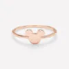 Pura Vida Delicate Mickey Mouse Rose Gold Ring, Size 6 -Hallmark Shop Mickey Mouse Rose Gold Ring 1010JERG1202RGOL6 01