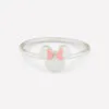 Pura Vida Delicate Minnie Mouse Silver Ring, Size 6 -Hallmark Shop Minnie Mouse With Pink Bow Silver Ring 1010JERG1205SILV6 01