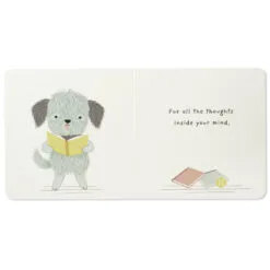 Hallmark MopTops Shaggy Dog Stuffed Animal With You Make Me Proud Board Book -Hallmark Shop MopTops Dog Plush Stuffed Animal Board Book 1KID1532 06