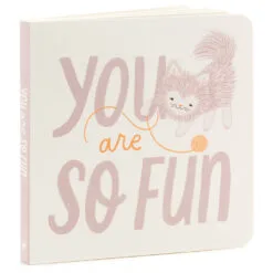 Hallmark MopTops Furry Cat Stuffed Animal With You Are So Fun Board Book -Hallmark Shop MopTops Plush Cat Stuffed Animal Board Book 1KID1533 04