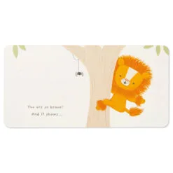 Hallmark MopTops Lion Stuffed Animal With You Are Brave Board Book -Hallmark Shop MopTops Plush Lion Stuffed Animal Board Book 1KID1530 06