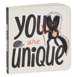 Hallmark MopTops Skunk Stuffed Animal With You Are Unique Board Book -Hallmark Shop MopTops Plush Skunk Stuffed Animal and Board Book 1KID2082 04