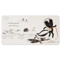 Hallmark MopTops Skunk Stuffed Animal With You Are Unique Board Book -Hallmark Shop MopTops Plush Skunk Stuffed Animal and Board Book 1KID2082 06