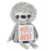 Hallmark MopTops Sloth Stuffed Animal With You Are The Best Board Book -Hallmark Shop MopTops Plush Sloth Stuffed Animal and Board Book 1KID2083 01