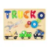 Mud Pie Truck Busy Board Wood Puzzle For Kids -Hallmark Shop Mud Pie Truck Wooden Puzzle 10760183TR 01