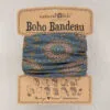 Natural Life Teal/Gold Medallion Boho Bandeau -Hallmark Shop Natural Life Blue and Gold Medallion Boho Bandeau BBW217 01