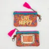 Natural Life Live Happy ID Pouch -Hallmark Shop Natural Life Live Happy ID Pouch CPRS169 01