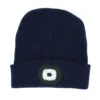 Night Scout Light-Up Rechargeable LED Beanie, Navy -Hallmark Shop Night Scout LightUp Rechargeable LED Navy Beanie NGTSNVY 01