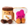 Hallmark Better Together Peanut Butter And Jelly Magnetic Plush, 5" -Hallmark Shop Peanut Butter Jar and Bread With Jelly Magnetic Plush 1KID1641 01