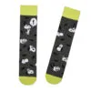 Hallmark Peanuts® Scared Snoopy Halloween Crew Socks -Hallmark Shop Peanuts Scared Snoopy Bats Halloween Gray Crew Socks 1HGN1522 01