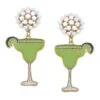 Pearl Cluster And Margarita Glass Drop Earrings 2 Pearl Cluster And Margarita Glass Drop Earrings -Hallmark Shop Pearl Cluster and Margarita Glass Drop Earrings 24173EGN 01