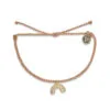 Pura Vida Chasing Rainbows Charm On Almond Braided Bracelet 2 Pura Vida Chasing Rainbows Charm On Almond Braided Bracelet -Hallmark Shop Pura Vida Brown Bracelet With Rainbow Charm 37702ALMD 01