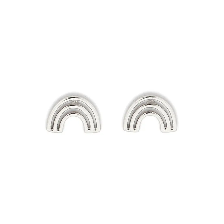 Pura Vida Chasing Rainbows Silver Stud Earrings 3 Pura Vida Chasing Rainbows Silver Stud Earrings