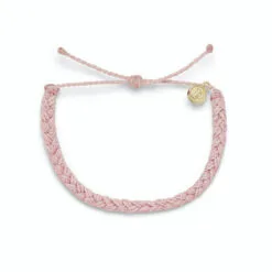 Pura Vida Baby Pink Braided Bracelet