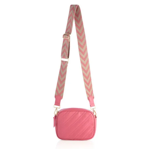 Shiraleah Pink Charlie Crossbody Purse -Hallmark Shop Shiraleah Pink Charlie Crossbody Bag 0183576PI 01