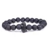 Fahlo Black Bead Penguin Passage Bracelet