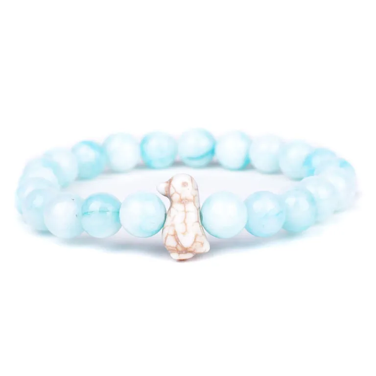 Fahlo Seafoam Bead Penguin Passage Bracelet 3 Fahlo Seafoam Bead Penguin Passage Bracelet