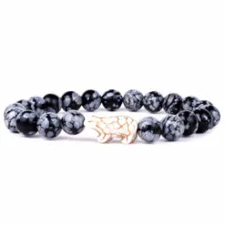 Fahlo Papillae Stone Polar Bear Venture Bracelet