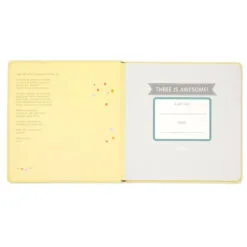 Hallmark Three Is Awesome! Birthday Book 7 Hallmark Three Is Awesome! Birthday Book -Hallmark Shop Three Is Awesome Birthday Book 1BOK1518 03