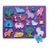 Crocodile Creek Unicorn Garden 16-Piece Wood Puzzle For Kids -Hallmark Shop Unicorn Garden 16Piece Wood Puzzle for Kids 28730 01