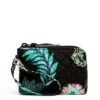 Vera Bradley Clip & Zip Mini Pouch In Island Garden -Hallmark Shop Vera Bradley Black Floral Print Wristlet Pouch 3689110889 01