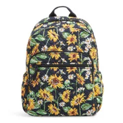 Vera Bradley Campus Backpack In Sunflowers