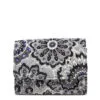 Vera Bradley RFID Riley Compact Wallet In Tranquil Medallion 2 Vera Bradley RFID Riley Compact Wallet In Tranquil Medallion -Hallmark Shop Vera Bradley Black and Gray Medallion Pattern Small Wallet 2842916609 01